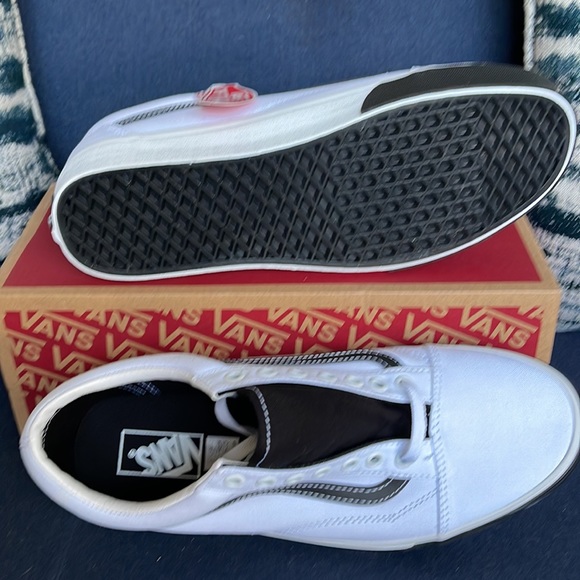 Vans Old Skool Color Block True White / Black MEN`S - Picture 4 of 16